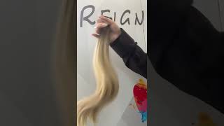 Flat Weft Hair Extensions B4860 Balayage Hair Double Drawn  REIGN HAIR [upl. by Adarbil]