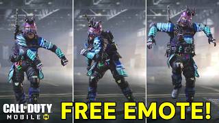 HOW TO GET FREE EMOTE  SMOOTH MOVES IN COD MOBILE [upl. by Elleirol]