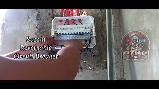 Sassin Circuit Breaker Installation  Gins TV REVERSIBLE MCB [upl. by Reidid406]