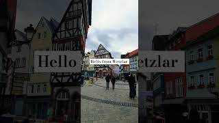 Wetzlar Hessen Germanytraveldaytripshortvideo [upl. by Ailero]