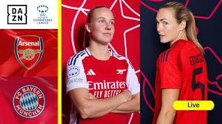 Arsenal vs Bayern Munich  UEFA Women’s Champions League 202425 Matchday 6 Prematch Show [upl. by Gide]