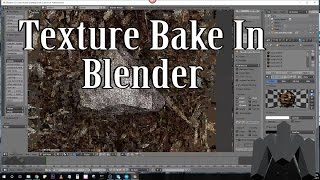 Bake a Texture In Blender [upl. by Htaek]