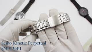 Seiko Kinetic Perpetual Calendar  SNP139P1 [upl. by Kinchen559]