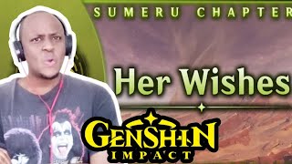 Genshin Impact Reaction  HER WISHES  Genshin Impact Original Soundtrack Sumeru Chapter [upl. by Ziladnerb]