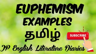 Euphemism in Tamil [upl. by Nodroj]