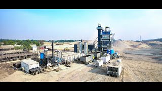 Asphalt Batch Mix Plant Running on Coal Fire Burner amp Bitumen Drum Decanter for Maximum Cost Saving [upl. by Sammer]