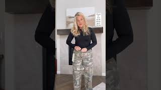 Over 40 Walmart Viral Camo Pants over40style genx over40styleblogger [upl. by Bradney]