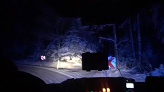 Feuerwehr Schillingen  Einsatzfahrt im Schnee nach Igel  InsideView [upl. by Mathian]