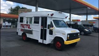 FOOD TRUCK BUILDOUT SKOOLIE SALADS AND SMOOTHIES BUS [upl. by Drye]