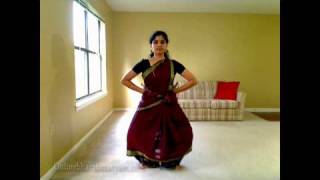 Jaati Adavu in Bharatanatyam Part 2 [upl. by Martina]