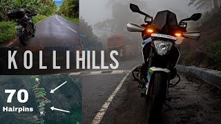 Chennai To Kolli Hills In Duke 250  Dangerous 74 Hairpin Bends  Tamil Vlog  Enowaytion Plus [upl. by Nosrej849]