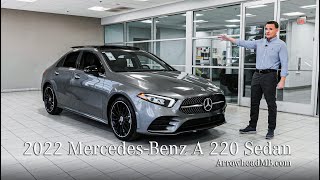 2022 MercedesBenz AClass A 220 Sedan review from MercedesBenz of Arrowhead [upl. by Aryajay]