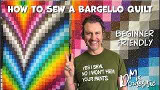 How to Sew a Bargello Quilt BeginnerFriendly Wave Pattern Sewing Tutorial with Mx Domestic [upl. by Ainessej238]