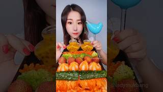 tahu dumpling🍙  spicy octopus 🐙 asmr shorts asmr [upl. by Seely]