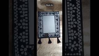 Mirror Mosaic Art 😱 Mosaic Art Tutorial shorts youtubeshorts diy craft art viral handmade yt [upl. by Sorci71]