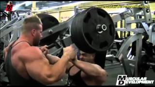 Jay Cutler amp Evan Centopani training CHEST [upl. by Tabshey]