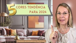 CORES TENDÊNCIA PARA 2024  Como combinar estas cores decoração moda [upl. by Ivonne609]