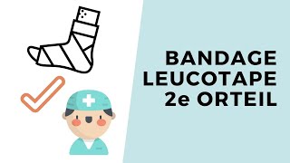 Bandage Leucotape du 2e orteil [upl. by Firestone563]