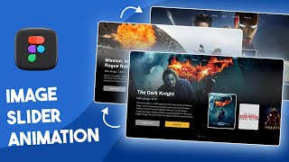 Figma Tutorial  Create Image slider animation in figma figmatutorial figma uiuxbeginner design [upl. by Latrena106]