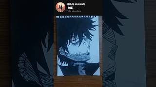 Guess the character naruto anime animeart animedrawing gojo goku onepiece shorts [upl. by Diella607]