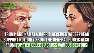 US Elections 2024 Top Celebrity Endorsements for Trump and Harris [upl. by Anaiek476]