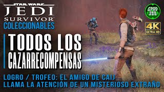 Star Wars Jedi Survivor  Guía de TODOS los Cazarrecompensas Logro  Trofeo El amigo de Caij [upl. by Eurd]