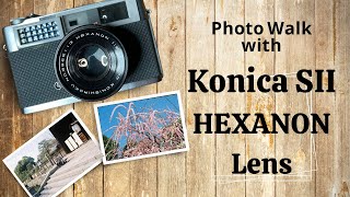 Konica SII with Hexanon Lens  Film Photography [upl. by Nnyrb325]