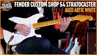 Fender Custom Shop Limited Fat 54 Strat  Relic Aged Arctic White [upl. by Neeoma291]