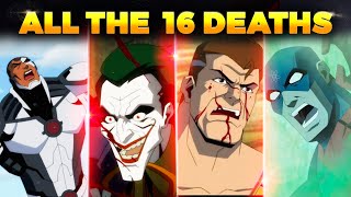 All 16 Deaths In Injustice Animated Movie [upl. by Nahrut]