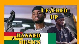 Did Ghana Openly B∆nned Nigerian Music Is Black Sheriff Bl∆ckmailed For It [upl. by Stempson]