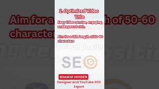 YouTube SEO tips [upl. by Spence]