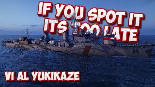 AL Yukikaze is stealth ships remover in World of Warships Legends wowslegends wows PS5PRO [upl. by O'Malley443]