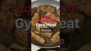 Easy Homemade Gyro Meat Recipe and Tzatziki Sauce Recipe [upl. by Trilbie]