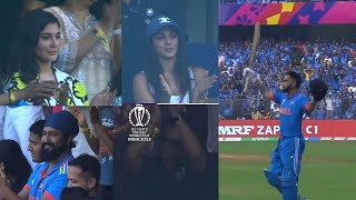 Virat Kohli Wicket Today Vs NZ  Sachin TendulkarAnuska sharmaGive Standing Ovation To Virat Kohli [upl. by Christal]