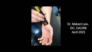 Sprained wrist treatment with laser tape and exercises [upl. by Weaks554]