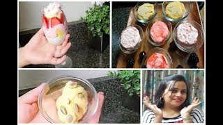 Mango IceCream amp Colorful Sundaes in delicious flavors  with Nidhi [upl. by Eninahs]