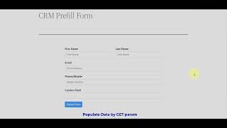 Fluent CRM Data to Prefill Fluent Forms Landing Page [upl. by Aleedis]