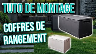 🔧🪴 Montage Facile d’un Coffre de Jardin 🌟💪 [upl. by Ivets]