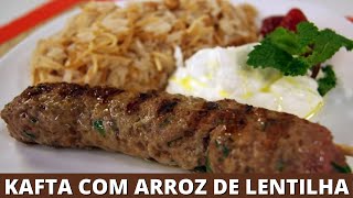 Kafta com arroz de lentilhas [upl. by Leahcimed]