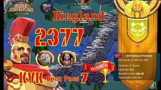 🔴KVK 2377  DAY 6  Mở đèo 7  Kết thúc KVK 2377 Vs 2429 rokgamesgamef2pgamingriseofkingdoms [upl. by Press]