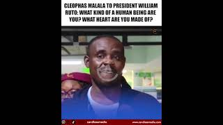 Cleophas Malala to President Ruto What kind of human being are you What are you made of fyp [upl. by Fanya]