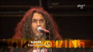 SLAYER quotExpendable Youthquot Live  Rock Am Ring 2010 [upl. by Kolnos]