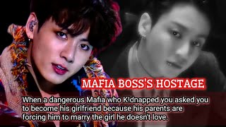 jungkook oneshot Mafia bosss hostage  when he asks you to become his girlfriend [upl. by Otrebireh]