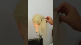 Bride hairstyle✨ acconciature sposa pienadosdenovia hairtutorial peinados hairstyle novia [upl. by Singband]