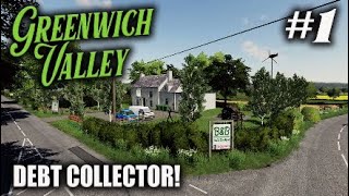 GREENWICH VALLEY 1 DEBT COLLECTOR Farming Simulator 19 PS4 Lets Play FS19 [upl. by Farika]