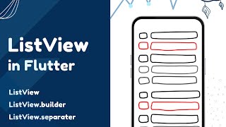 ListView  ListViewbuilder  ListViewseparated in Flutter [upl. by Downes]