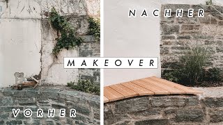 DIY Garten Makeover  Beet anlegen  Sitzecke aus Holz selber bauen  EASY ALEX [upl. by Weikert]