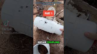 6 inch PVC repair PART 1  Pereira Construction [upl. by Aitnahs439]