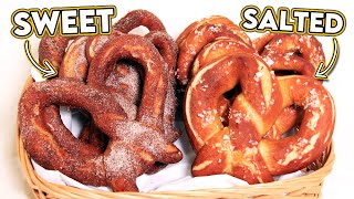 How To Make The Best Homemade Soft Pretzels Two Ways No Lye [upl. by Dranek873]