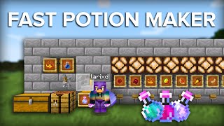 Minecraft Easy Brewing Station  Make Any Potion [upl. by Becht]